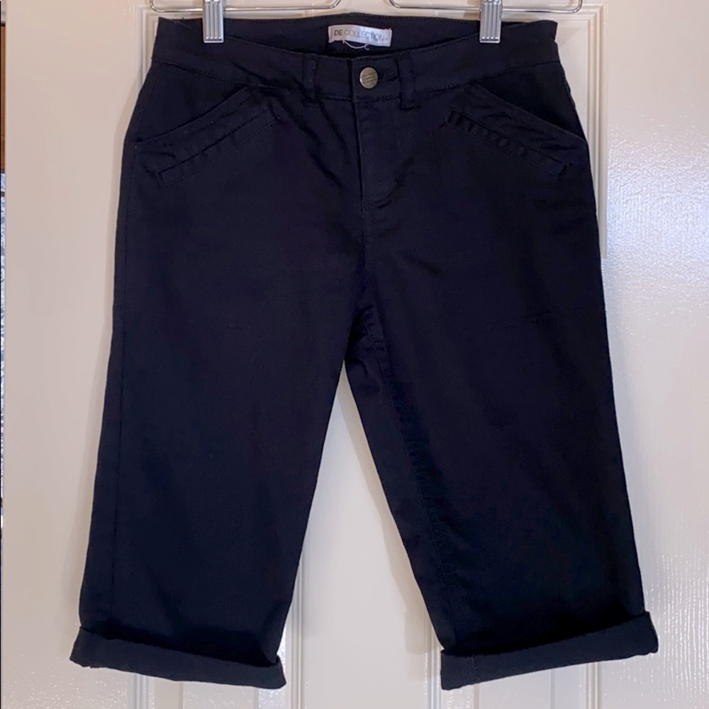 DownEast Black Bermuda Shorts